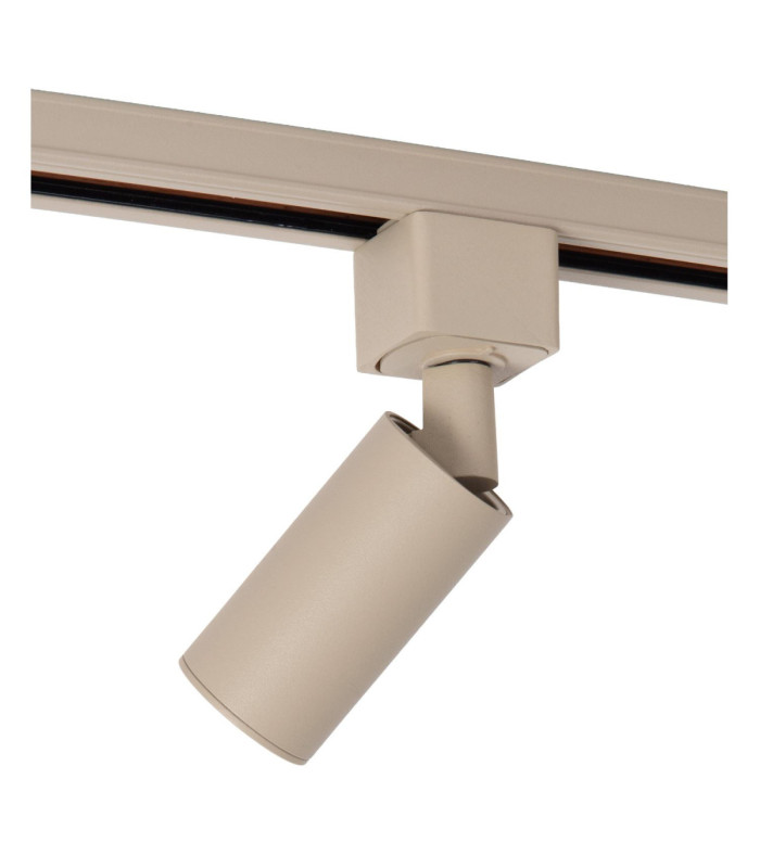 Lucide TRACK RITMO Track spot - 1-circuit Track lighting system - 1xGU10/MR11 - Taupe (Extension)-3
