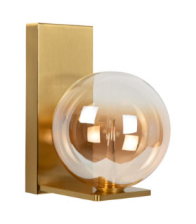 Lucide GISELA - Wall light - LED Dim. - 1x5.8W 2700K - With replaceable LED module - Amber - Premium-2