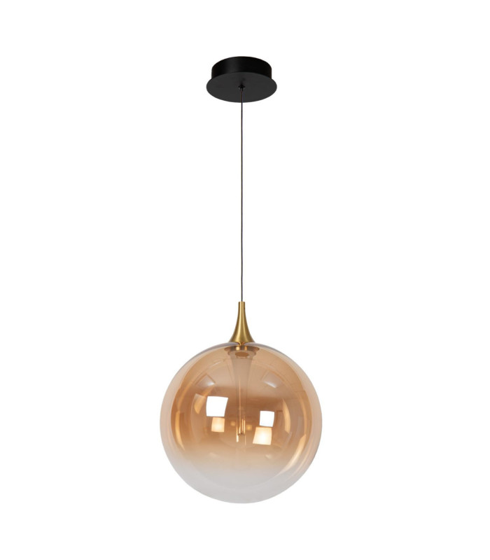 Lucide GISELA - Pendant light - Ø 30 cm - LED Dim. - 1x9.4W 2700K - Amber - Premium-2