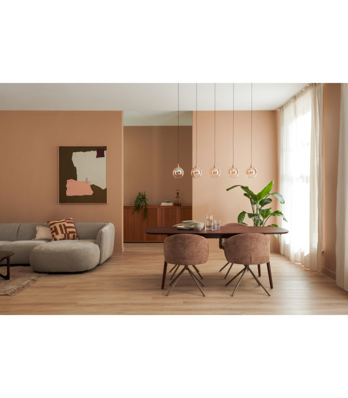 Lucide GISELA - Pendant light - LED Dim. - 5x4W 2700K - With replaceable LED module - Amber - Premium-5