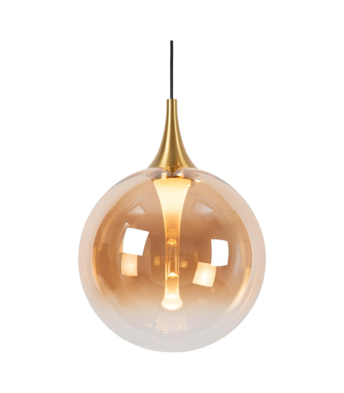 Lucide GISELA - Pendant light - LED Dim. - 5x4W 2700K - With replaceable LED module - Amber - Premium-10