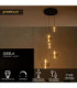Lucide GISELA - Pendant light - Ø 57 cm - LED Dim. - 2700K - With replaceable LED module - Amber - Premium-3