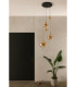 Lucide GISELA - Pendant light - Ø 57 cm - LED Dim. - 2700K - With replaceable LED module - Amber - Premium-5