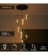 Lucide GISELA - Pendant light - Ø 84 cm - LED Dim. - 2700K - With replaceable LED module - Amber - Premium-3