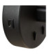 Lucide JOSIANE - Wall light - Ø 18 cm - 1xG9 - With USB charging point - Black - Vibes-7