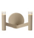 Lucide WELLINGTON - Wall light - LED Dim. - G9 - 2x3W 2700K - Taupe - Vibes-3