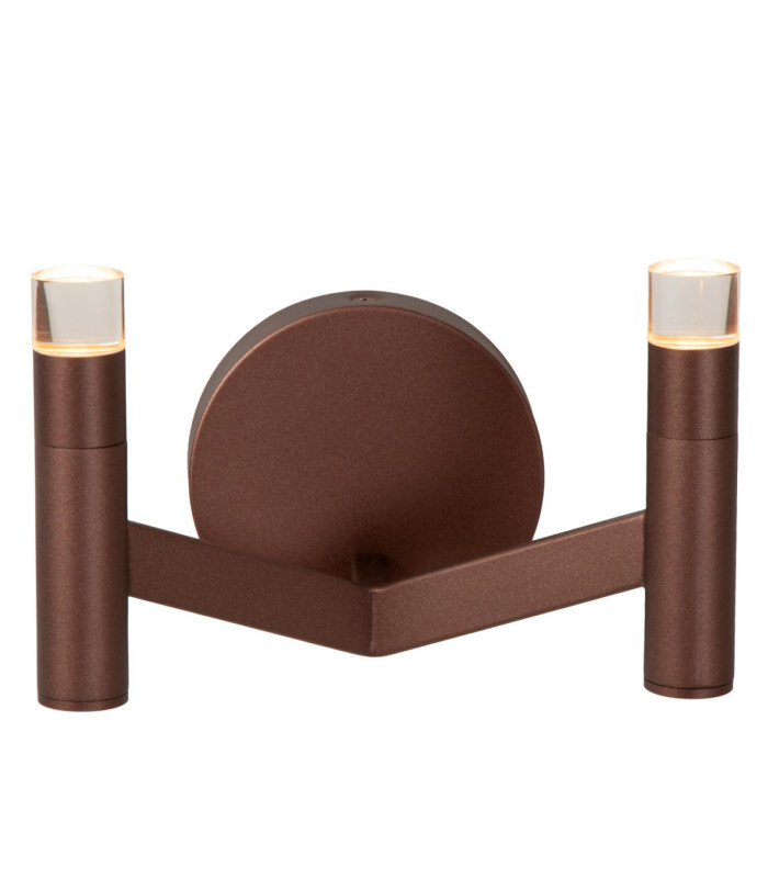 Lucide WELLINGTON - Wall light - LED Dim. - G9 - 2x3W 2700K - Coffee - Vibes-3