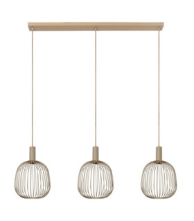Lucide ESTEREL - Pendant light - 3xGU10 (MR11) - Taupe - Essential-2