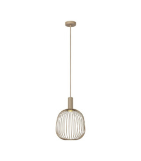 Lucide ESTEREL - Pendant light - Ø 25 cm - 1xGU10 (MR11) - Taupe - Essential-1