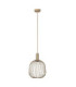 Lucide ESTEREL - Pendant light - Ø 25 cm - 1xGU10 (MR11) - Taupe - Essential-2