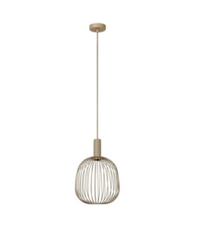 Lucide ESTEREL - Pendant light - Ø 25 cm - 1xGU10 (MR11) - Taupe - Essential-2