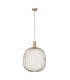 Lucide ESTEREL - Pendant light - Ø 40 cm - 1xGU10 (MR16) - Taupe - Essential-2