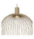 Lucide ESTEREL - Pendant light - Ø 40 cm - 1xGU10 (MR16) - Taupe - Essential-6