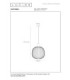 Lucide ESTEREL - Pendant light - Ø 40 cm - 1xGU10 (MR16) - Taupe - Essential-9