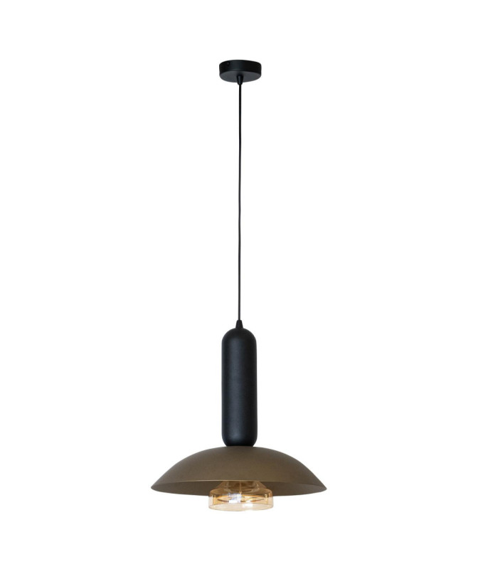 Lucide GRANTHAM - Pendant light - Ø 40 cm - 1xE27 - Coffee - Essential-2