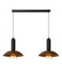 Lucide GRANTHAM - Pendant light - 2xE27 - Coffee - Essential-1