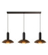Lucide GRANTHAM - Pendant light - 3xE27 - Coffee - Essential-1