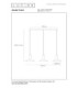 Lucide GRANTHAM - Pendant light - 3xE27 - Coffee - Essential-2