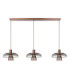 Lucide NIGELLA - Pendant light - 3xGU10 (MR16) - Coffee - Essential-1