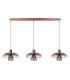 Lucide NIGELLA - Pendant light - 3xGU10 (MR16) - Coffee - Essential-2