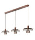 Lucide NIGELLA - Pendant light - 3xGU10 (MR16) - Coffee - Essential-6