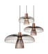 Lucide NIGELLA - Pendant light - Ø 76 cm - 3xGU10 (MR16) - Coffee - Essential-3
