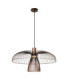 Lucide NIGELLA - Pendant light - Ø 60 cm - 1xGU10 (MR16) - Coffee - Essential-1