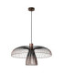 Lucide NIGELLA - Pendant light - Ø 60 cm - 1xGU10 (MR16) - Coffee - Essential-2