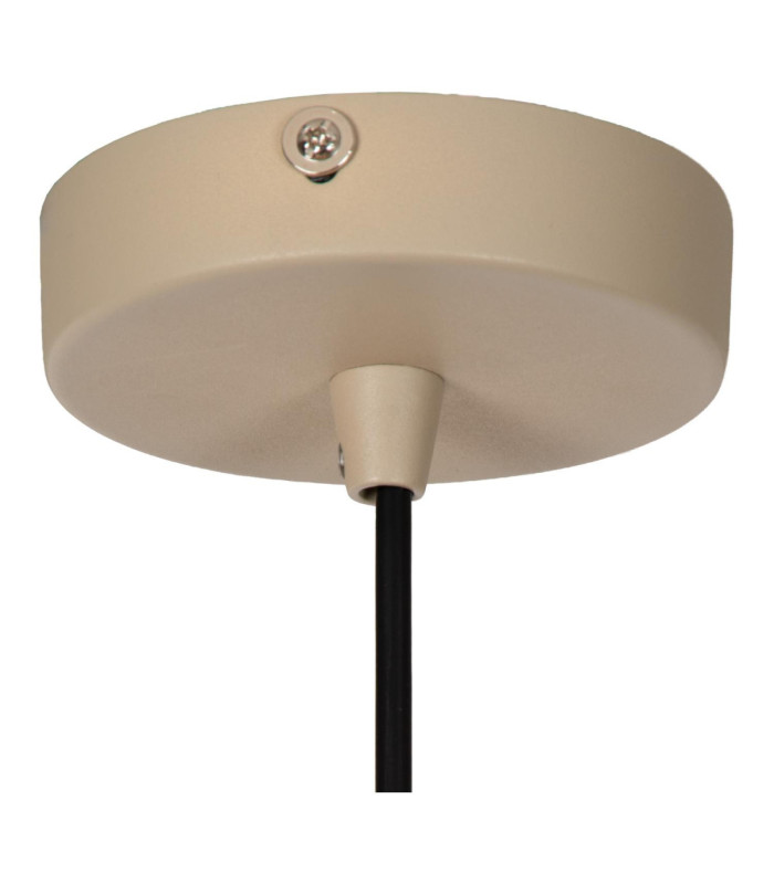 Lucide WELLINGTON - Pendant light - Ø 60 cm - LED Dim. - G9 - 2700K - Taupe - Vibes-4