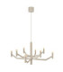Lucide WELLINGTON - Pendant light - Ø 80 cm - LED Dim. - G9 - 2700K - Taupe - Vibes-1