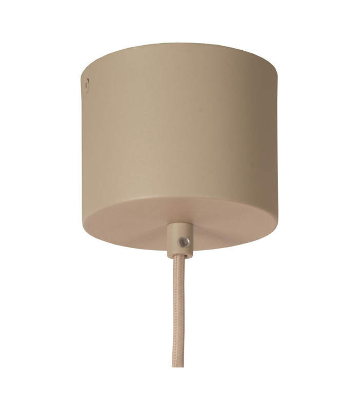 Lucide WELLINGTON - Pendant light - Ø 80 cm - LED Dim. - G9 - 2700K - Taupe - Vibes-5