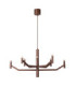 Lucide WELLINGTON - Pendant light - Ø 80 cm - LED Dim. - G9 - 2700K - Coffee - Vibes-2