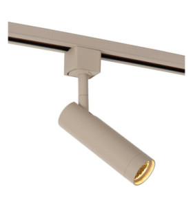 Lucide TRACK GRADO Track spot - 1-circuit Track lighting system - 1xGU10(MR11) - Taupe (Extension)-1