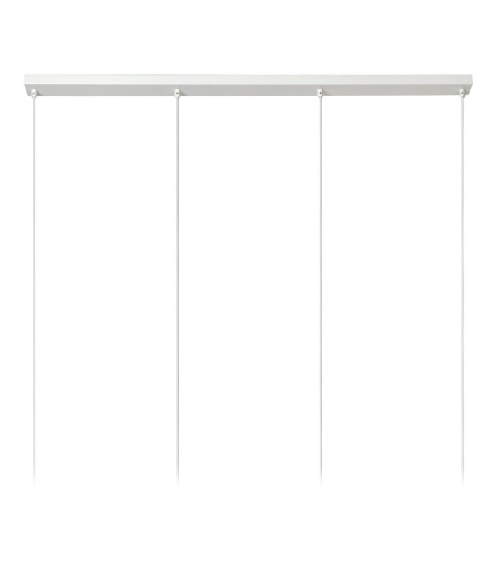Lucide LA VAGUE - Pendant light - 4xE27 - White - Essential-4