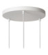 Lucide LA VAGUE - Pendant light - Ø 51 cm - 3xE27 - White - Essential-4