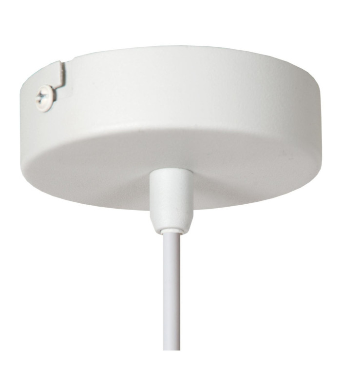 Lucide LA VAGUE - Pendant light - Ø 25 cm - 1xE27 - White - Essential-4