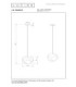 Lucide LA VAGUE - Pendant light - Ø 25 cm - 1xE27 - White - Essential-5
