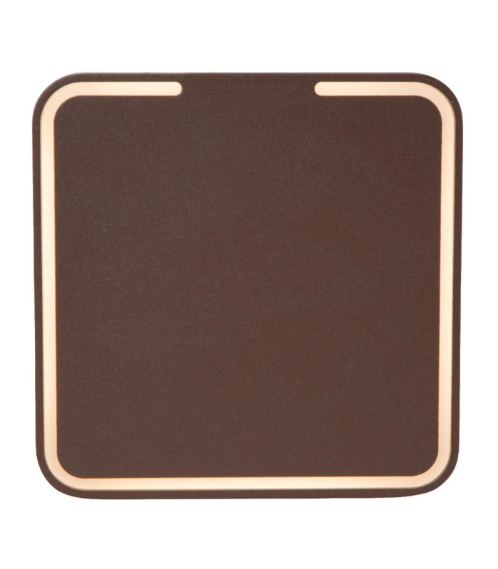 Lucide FINISTER - Wall light Indoor/Outdoor - LED - 1x7W 2700K - IP54 - Rust Brown - Essential-1