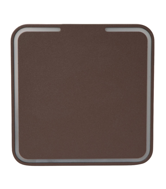 Lucide FINISTER - Wall light Indoor/Outdoor - LED - 1x7W 2700K - IP54 - Rust Brown - Essential-2