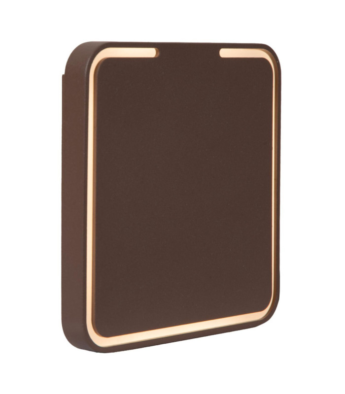Lucide FINISTER - Wall light Indoor/Outdoor - LED - 1x7W 2700K - IP54 - Rust Brown - Essential-4