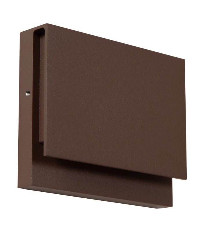 Lucide LOMAR - Wall light Indoor/Outdoor - LED - 1x6W 2700K - IP54 - Rust Brown - Essential-2
