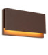 Lucide LOMAR - Wall light Indoor/Outdoor - LED - 1x10W 2700K - IP54 - Rust Brown - Essential-1