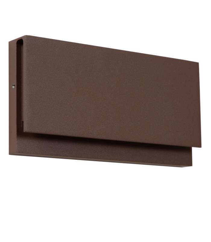 Lucide LOMAR - Wall light Indoor/Outdoor - LED - 1x10W 2700K - IP54 - Rust Brown - Essential-2