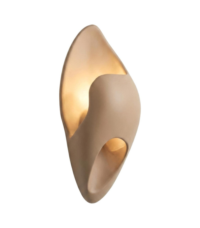Lucide YACINTE - Wall light - 1xG9 - Taupe - Vibes-1