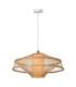 Lucide GAETANO - Pendant light - Ø 50 cm - 1xE27 - Natural - Essential-1