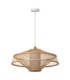 Lucide GAETANO - Pendant light - Ø 50 cm - 1xE27 - Natural - Essential-2