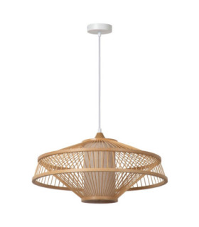 Lucide GAETANO - Pendant light - Ø 50 cm - 1xE27 - Natural - Essential-2