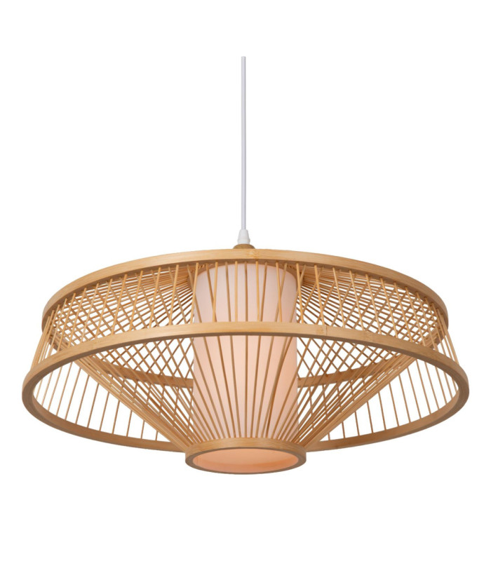 Lucide GAETANO - Pendant light - Ø 50 cm - 1xE27 - Natural - Essential-3