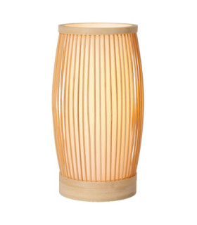 Lucide GARY - Table lamp - Ø 15 cm - 1xE27 - Natural - Essential-1