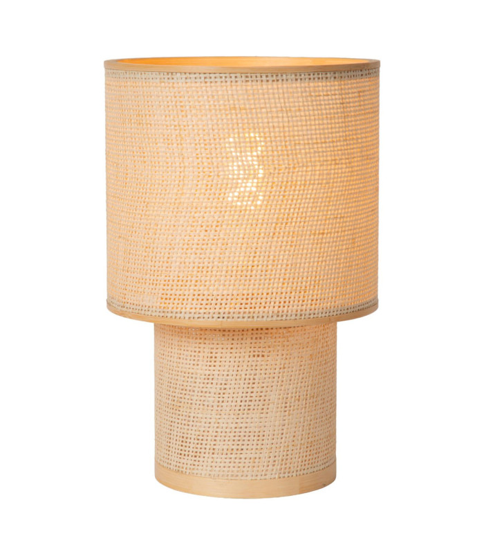 Lucide SALISBURY - Table lamp - Ø 20 cm - 1xE27 - Natural - Essential-1